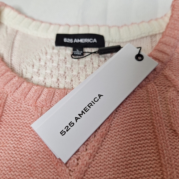 Granola girl, light academia, womens apple green and salmon pink vest. - Picture 6 of 9